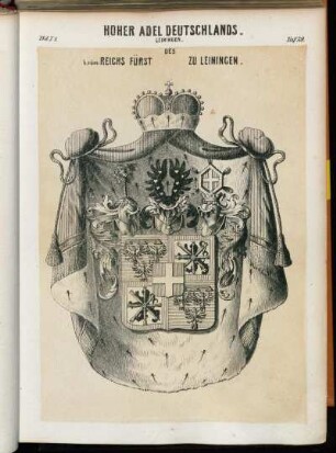 Taf: 29. Leiningen. Des h: röm: Reichs Fürst zu Leiningen.