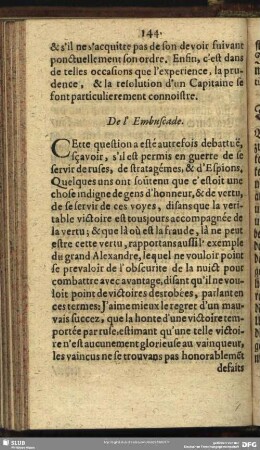 Vom Hinterhalt : De l' Embuscade
