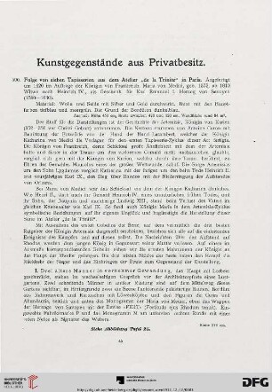 Kunstgegenstände aus Privatbesitz