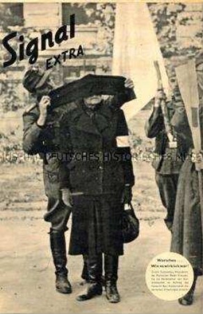 Sonderdruck der illustrierten Propagandazeitschrift der Wehrmacht "Signal" zum Warschauer Aufstand im Oktober 1944