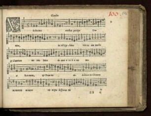 1. [= 100.] Verba mea auribus