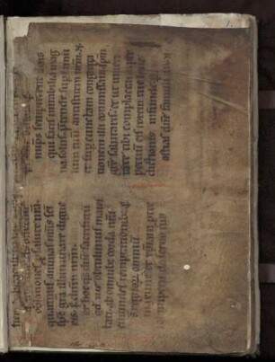 Pergament-Fragment einer liturgischen Handschrift des 13. Jahrhunderts, 2. Hälfte