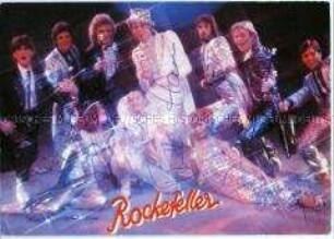 Gesangsformation Rockefeller, mit Autographen
