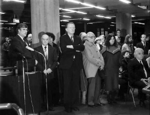Freiburg: Ausstellung, Das ewige Gold der Menschen, Eröffnungsfeier in der Universitätsbibliothek