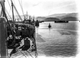 Hafen von Santos : Blick in den Hafen