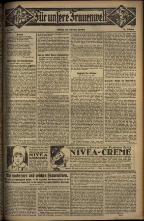 Zweite Ausgabe vom Freitag, den 31. Oktober 1930.