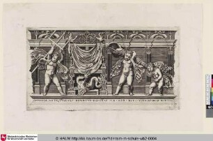 [Le bas-relief aux trois Amours; Bas-relief with Three Cupids; Basrelief mit drei Putten]