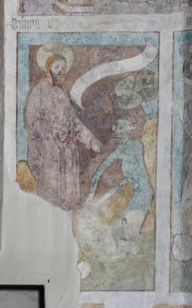 Szenen aus dem Marienleben und Leben Jesu Christi — Versuchung durch den Teufel in der Wüste