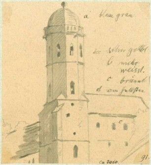 Sinsheim Stiftskirche von Westen