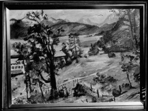 Walchenseelandschaft mit Lärche