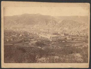 La Paz von Südwesten gesehen (Bolivia). : Dubl. aus: III cd 1338; 1 Bl. 1, Nr. 1