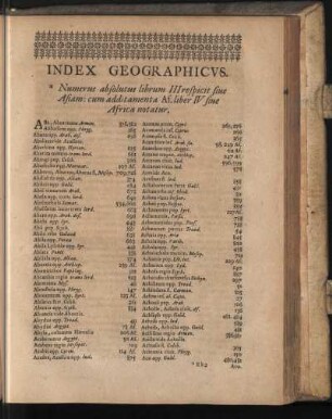 Index Geographicus