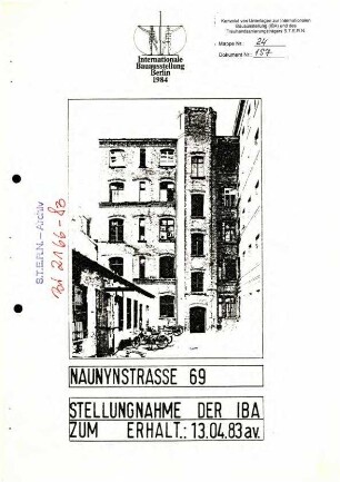 Gutachten: Erhalt des Gebäudes Naunynstr. 69