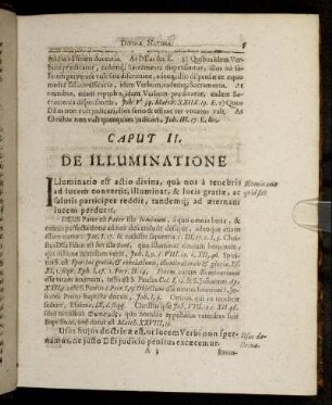 Caput II. De Illuminatione.