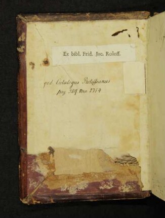 Exlibris von Friedrich Jacob Roloff