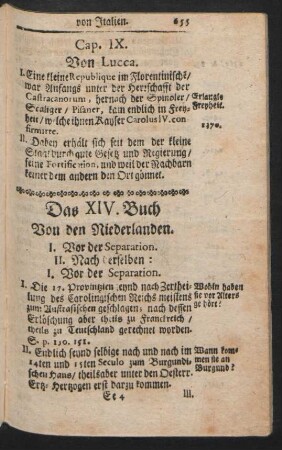 Das XIV. Buch Von den Niederlanden.