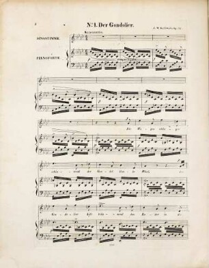 Sechs Lieder für eine Singstimme mit Begleitung des Pianoforte : op. 112