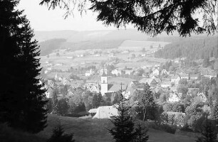 Gesamtansicht des Ortes Lenzkirch