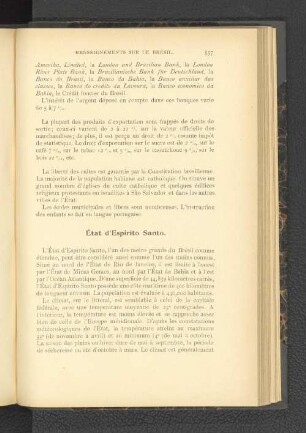 État d'Espirito Santo.