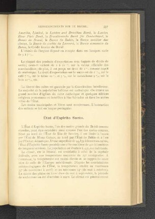 État d'Espirito Santo.