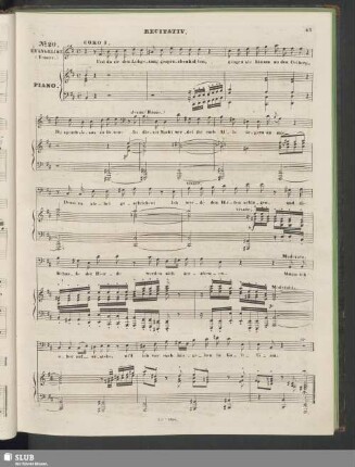 No. 20 Recitativ: Und da sie den Lobgesang gesprochen hatten