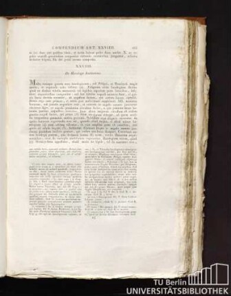 XXVIIII. De Horologii Institutione.