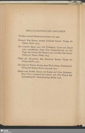 Bibliographische Angaben