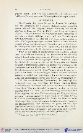 10. Rückblick