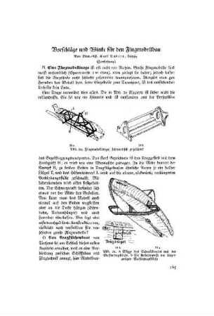 Vorschläge und Winke für den Flugmodellbau