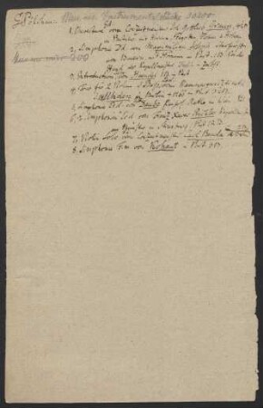 [Sammelhandschrift] 14 Instrumentalstücke