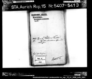 Hausierkonzessionen für Einwohner aus Emden: Hermann E. Victor, Wollgarn