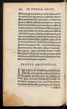 Textus Aristotelis.