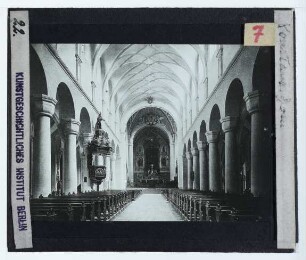 Konstanz, Münster : Innenansicht, Blick nach O