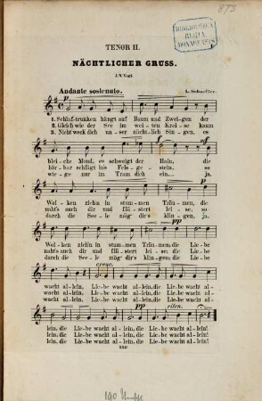 4 Quartette : für Männerstimmen ; op. 9