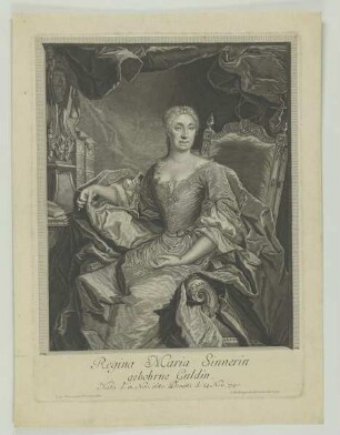 Bildnis der Regina Maria Sinnerin