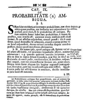 Cap. IX. De Probabilitate Ambigua