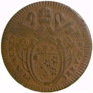 Münze, 2 Baiocchi, 1795 - 1796