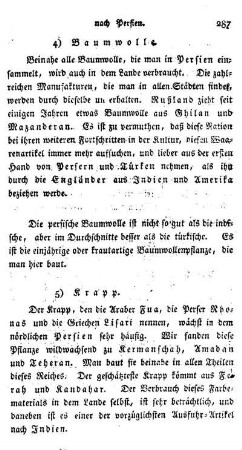 4) Baumwolle.