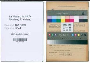 Entnazifizierung Erich Schroeter , geb. 09.03.1913 (Anstreicher)
