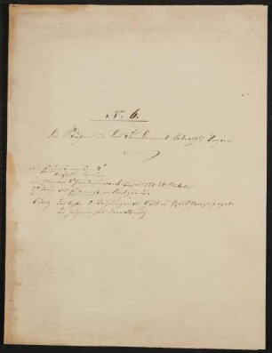 Umschlag des Konvoluts: Die Stufen und das Fundament des Goethe-Denkmals von Schwanthaler betreffende Papiere aus 1844