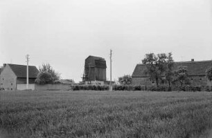 Schönwölkau-Brinnis. Blick zur Bockmühle, Baujahr 1860