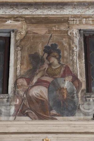 Musen und allegorische Figuren — Minerva