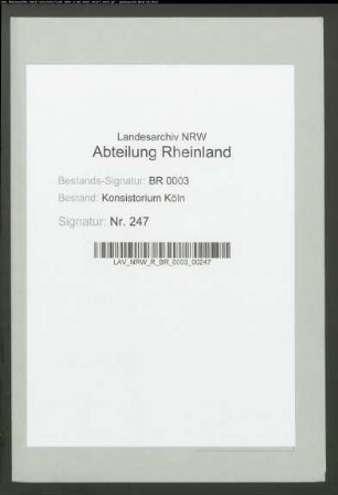 Lehrerseminare. Generalia