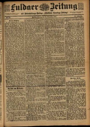 Ausgabe vom Montag, den 13. November 1899.