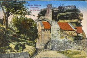 Ruine Hohbarr (Vogesen) bei Zabern.