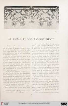 Le dessin et son enseignement