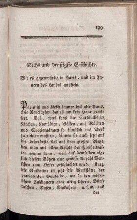 Sechs und dreißigste Geschichte - Vierzigste Geschichte