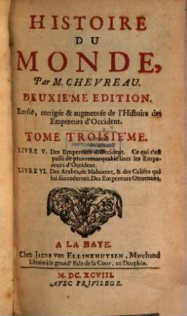 Histoire Du Monde, 3