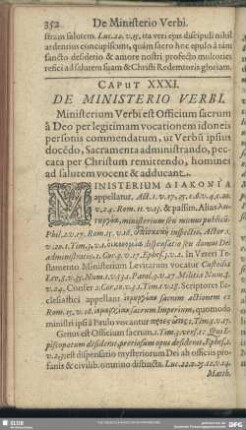 Caput XXXI. De Ministerio Verbi