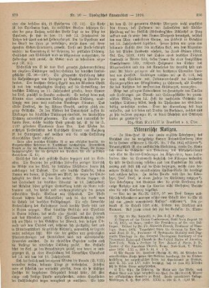 236-240 Literarische Notizen